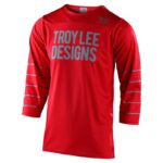 Troy Lee Designs Μπλούζα MTB Ruckus 3/4 PinstrIpe Red / Silver Blue