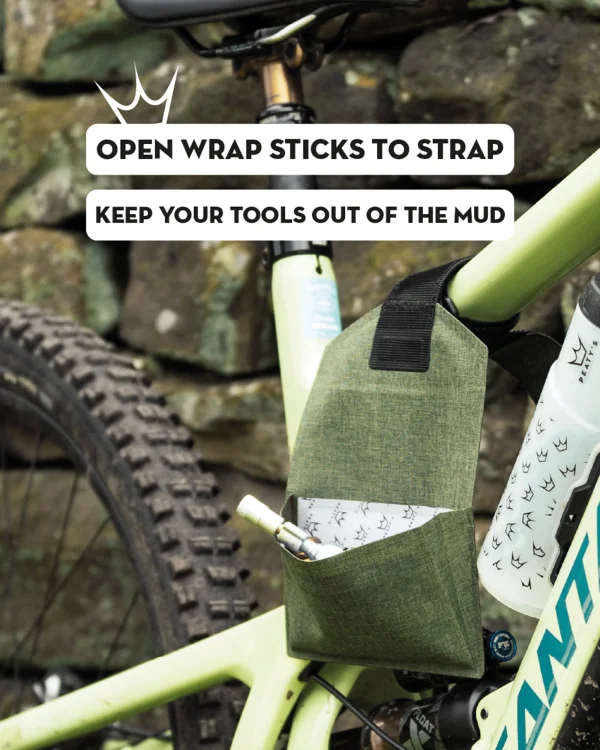 Peaty's Holdfast Trail Tool Wrap Green Moss