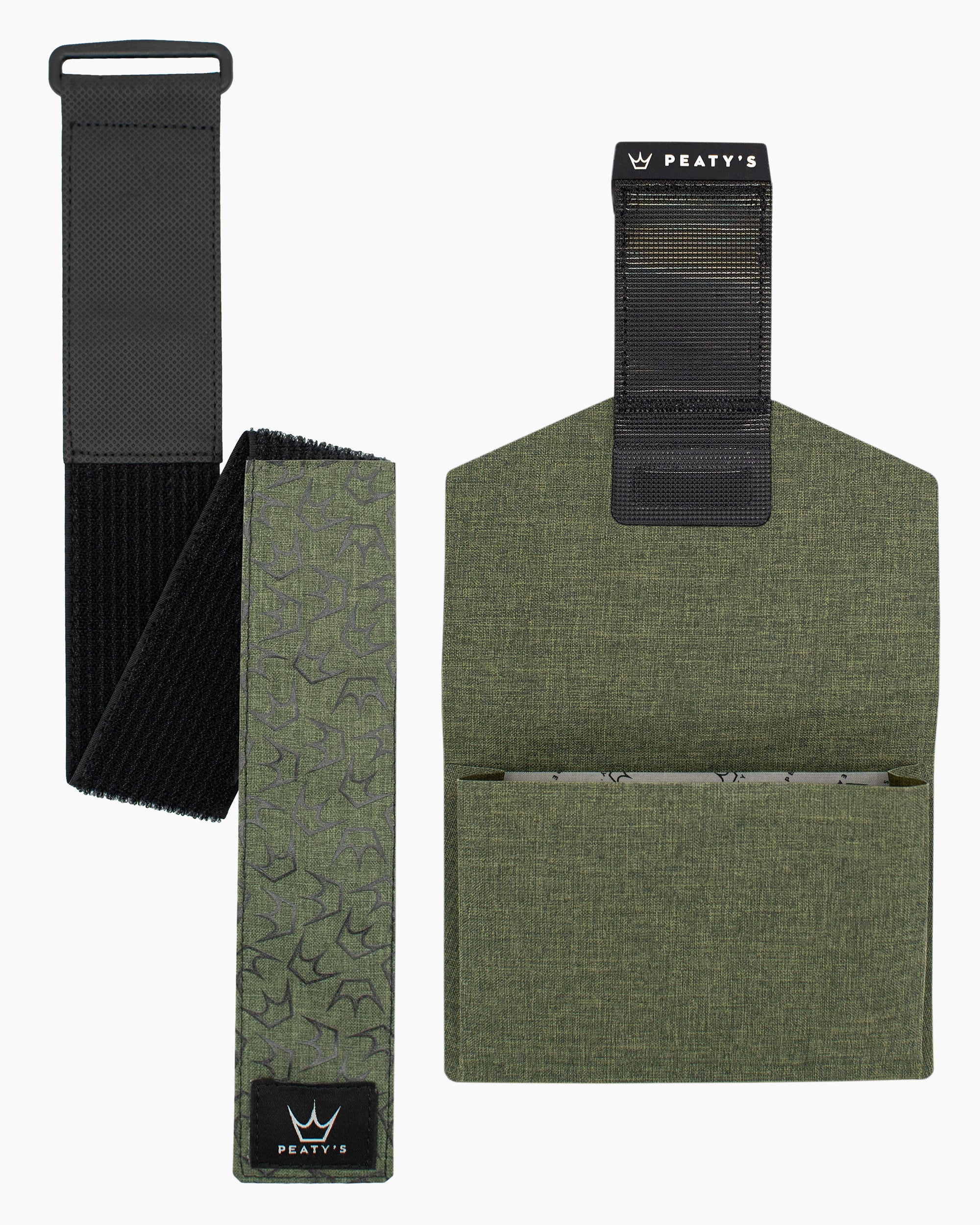 Peaty's Holdfast Trail Tool Wrap Green Moss