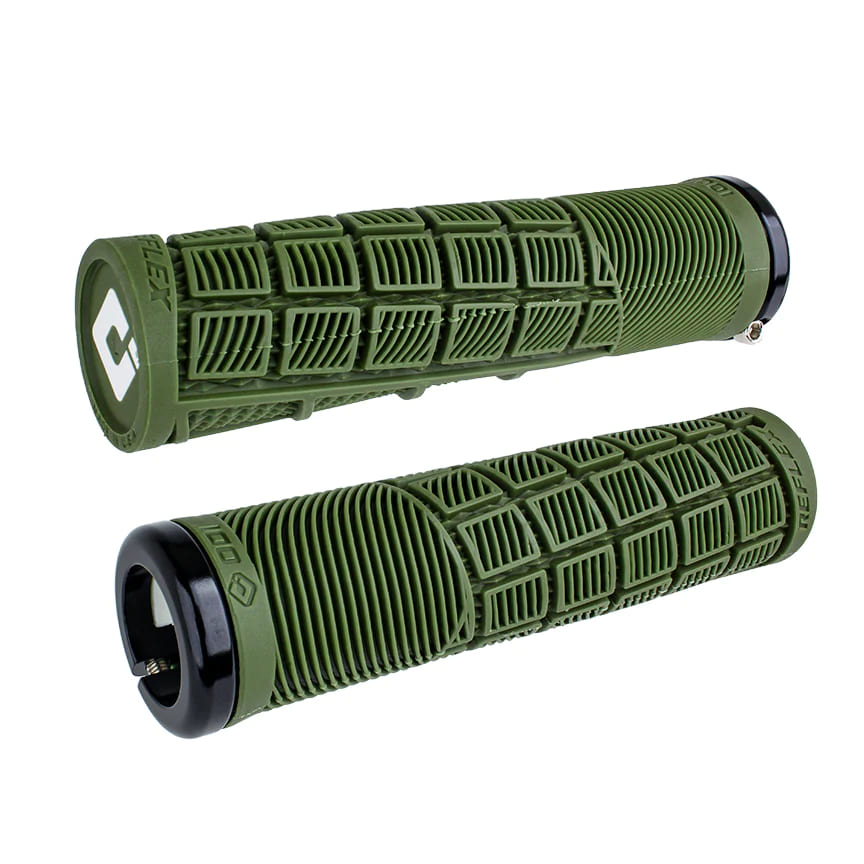ODI REFLEX LOCK-ON GRIPS - ARMY GREEN