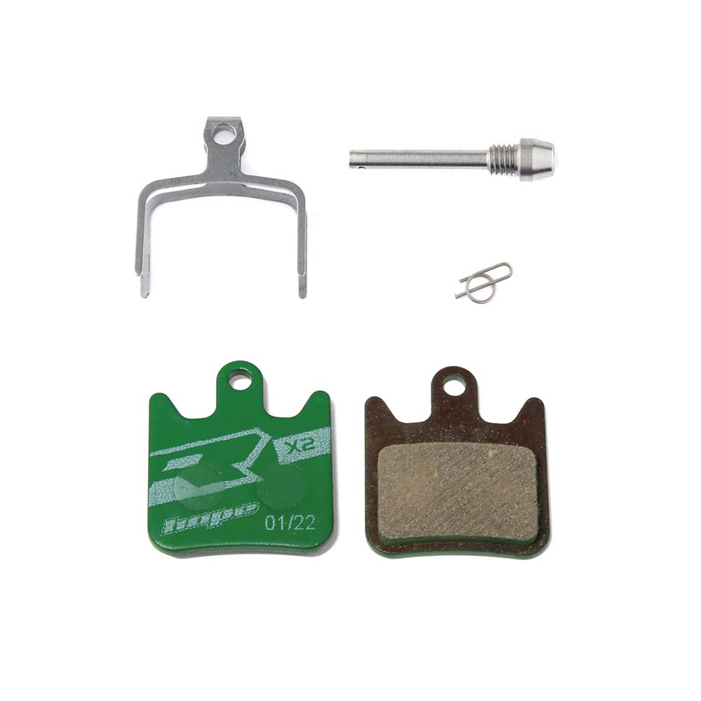 HOPE Brake Pads organic Racing Compound | green for Tech 4 X2 | Tech 3 X2
