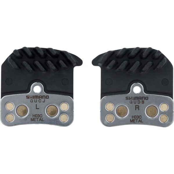Shimano H03C-MF Brake Pads for XT, Saint and ZEE Brakes - Sintered pad with cooling fins