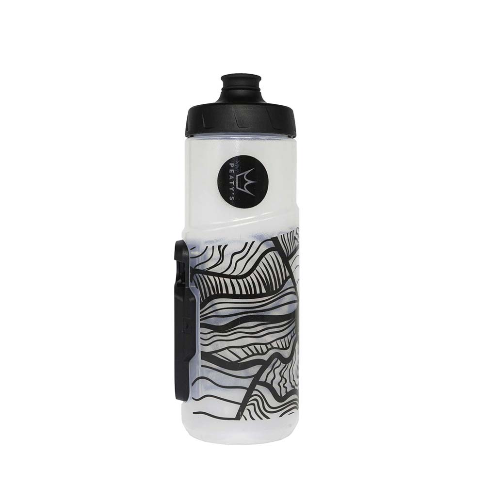 Peaty's x Fidlock Lockin Bottle (Topo/ Clear 600ml)