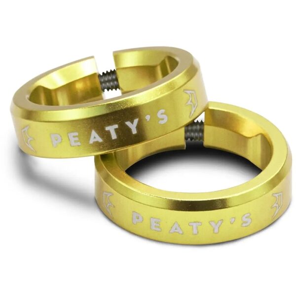 Peaty's Monarch Grips Lockrings Clamp Ring - Gold