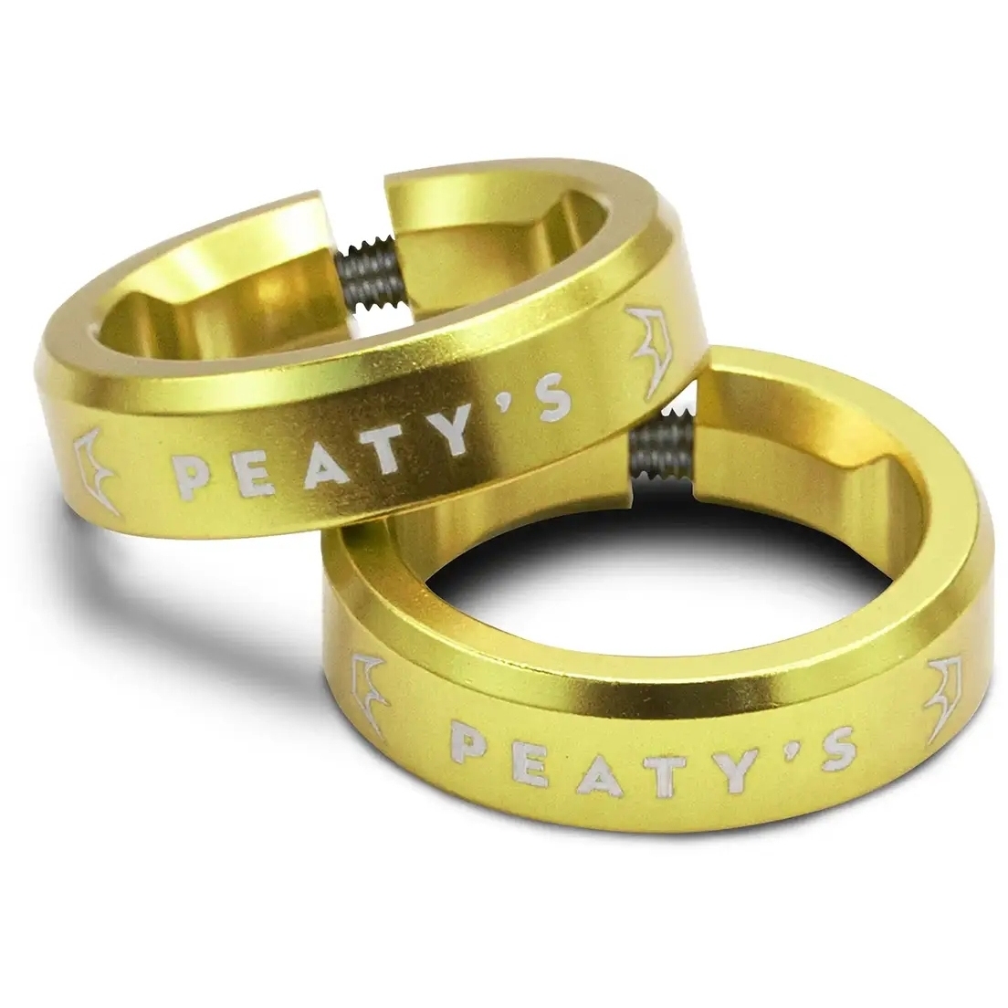 Peaty's Monarch Grips Lockrings Clamp Ring - Gold