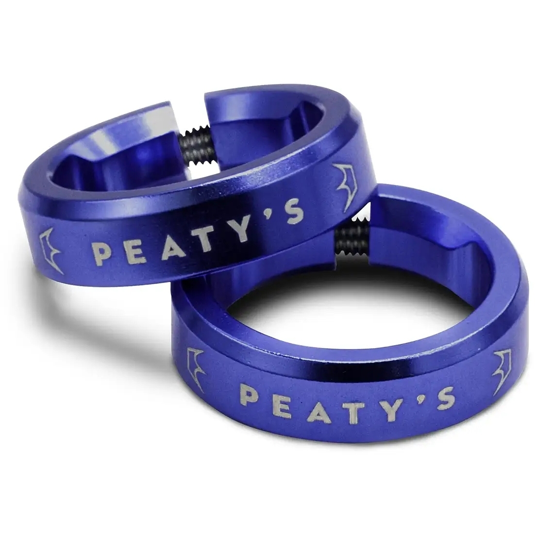 Peaty's Monarch Grips Lockrings Clamp Ring - Navy