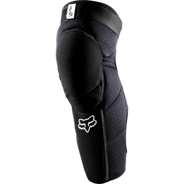FOX Launch Pro Knee-Shin Guard Black-front FOX Launch Pro Knee/Shin Guard Black