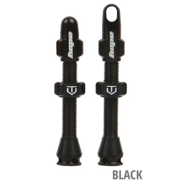 Hope Tubeless Valves Pair 60 mm - Black Hope Tubeless Valves Pair 60 mm - Black