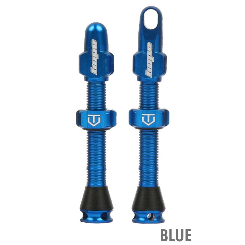 Hope Tubeless Valves Pair 60 mm - Blue