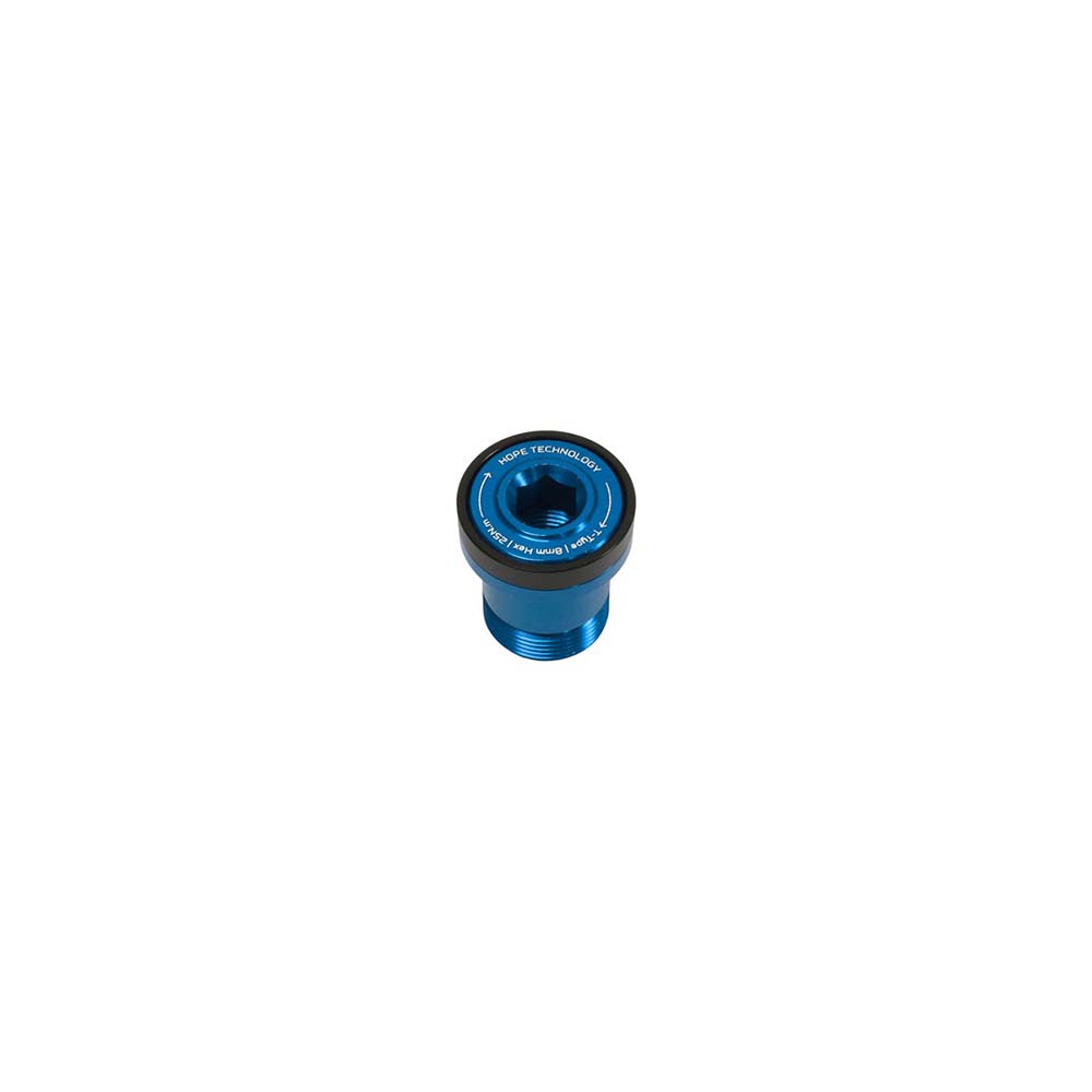Aluminium Transmission mech hanger bolt with bush to match perfectly with your Hope Thru Axle in all 7 Hope colours.