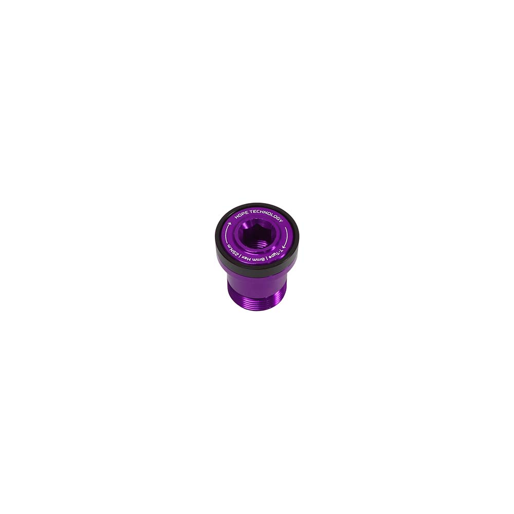 Hope Thru Axle Bolt - Transmission - Purple