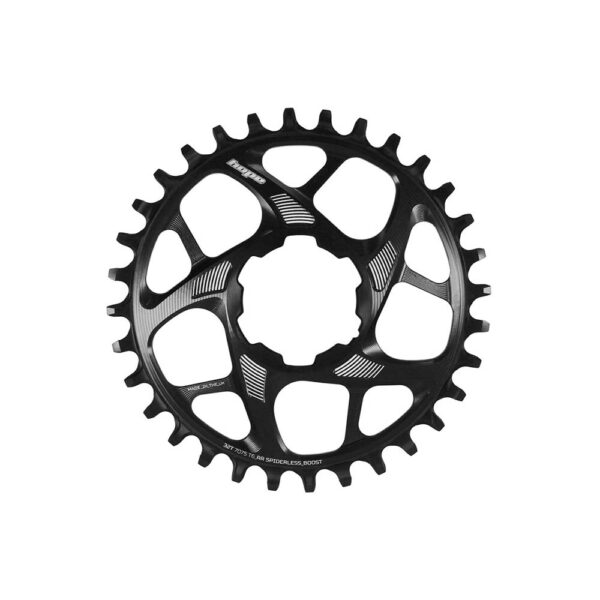 rr32bsp22n Hope R22 Spiderless Boost Chainring - Black 34T