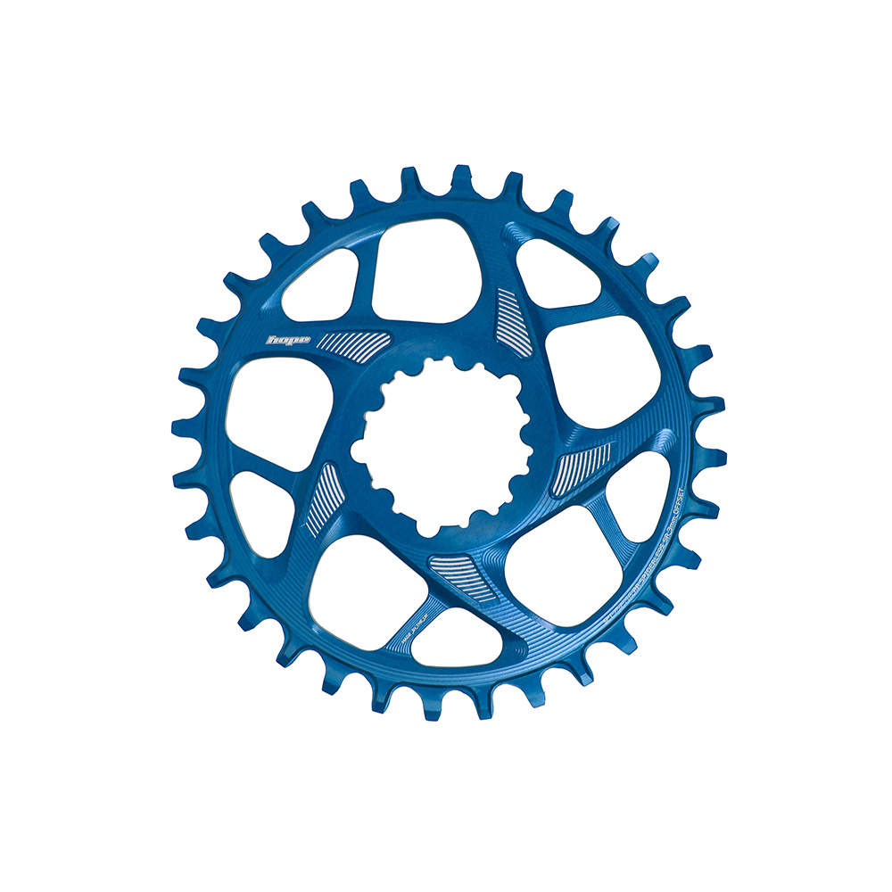 Hope R22 Spiderless Chainring SR3 - Blue 32T