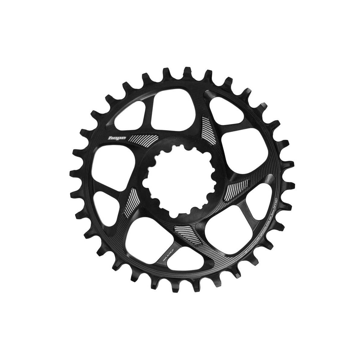 Hope R22 Spiderless Chainring SR3 - Black 32T